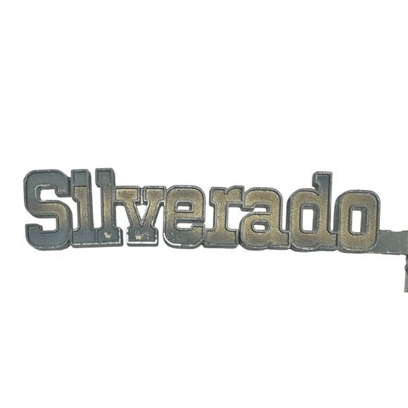73-80 Chevrolet Chevy Silverado 10 Truck Fender Emblem 1973-1980 OEM Vintage - Picture 2 of 5